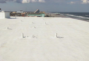Cool roof coatings in Long Beach